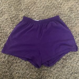 Purple soffe shorts